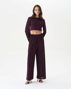 Dark Purple See-Through Set
