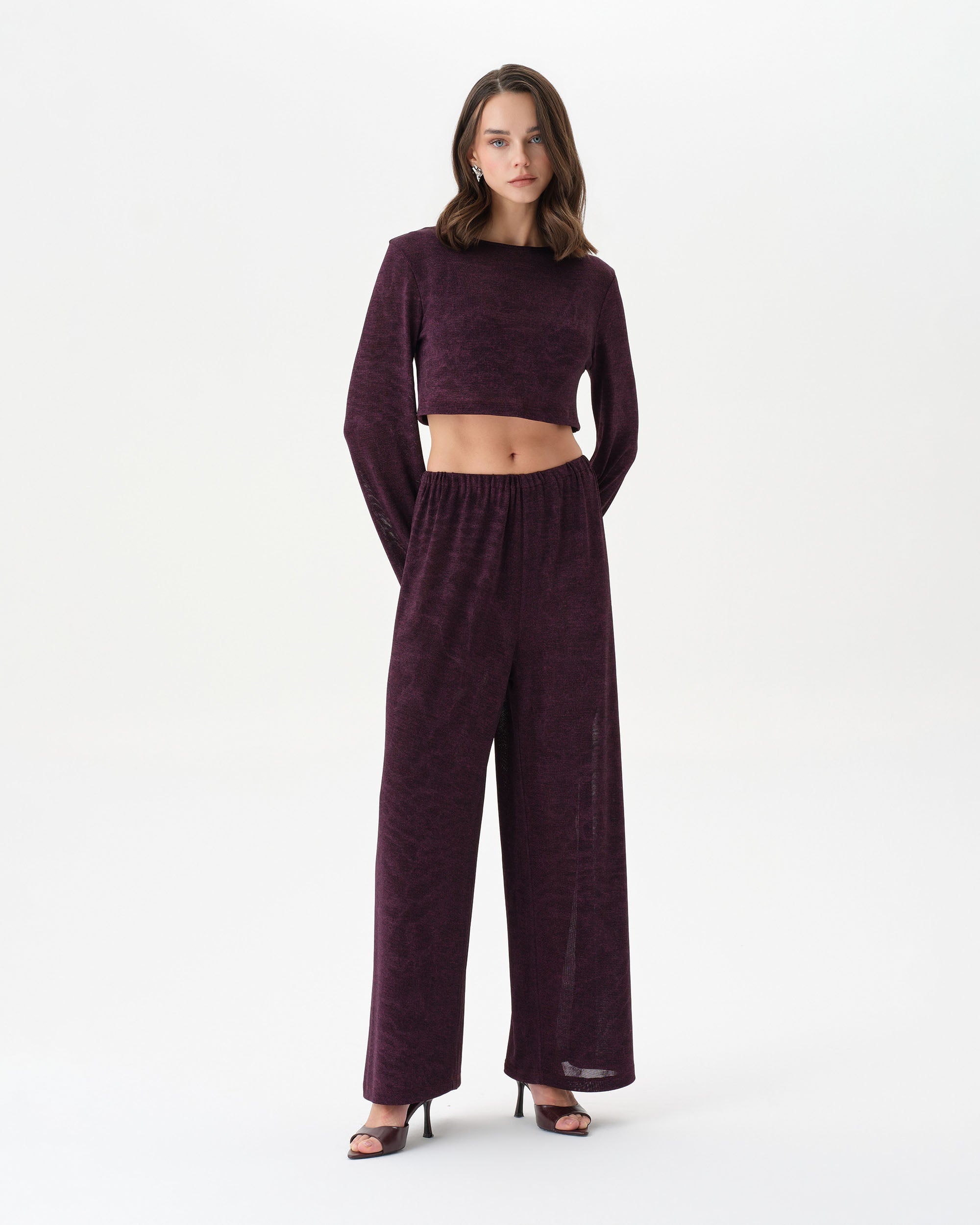 Dark Purple See-Through Set