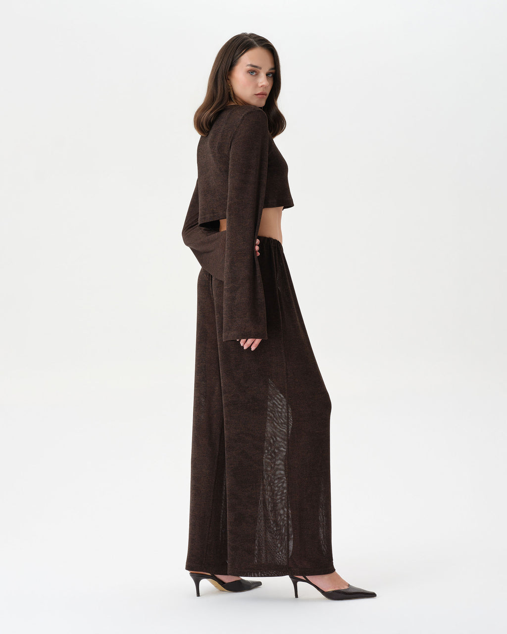 Dark Brown See-Through Set