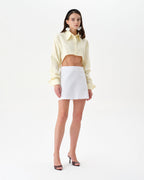 Buttermilk Crop Shirt