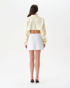 Buttermilk Crop Shirt