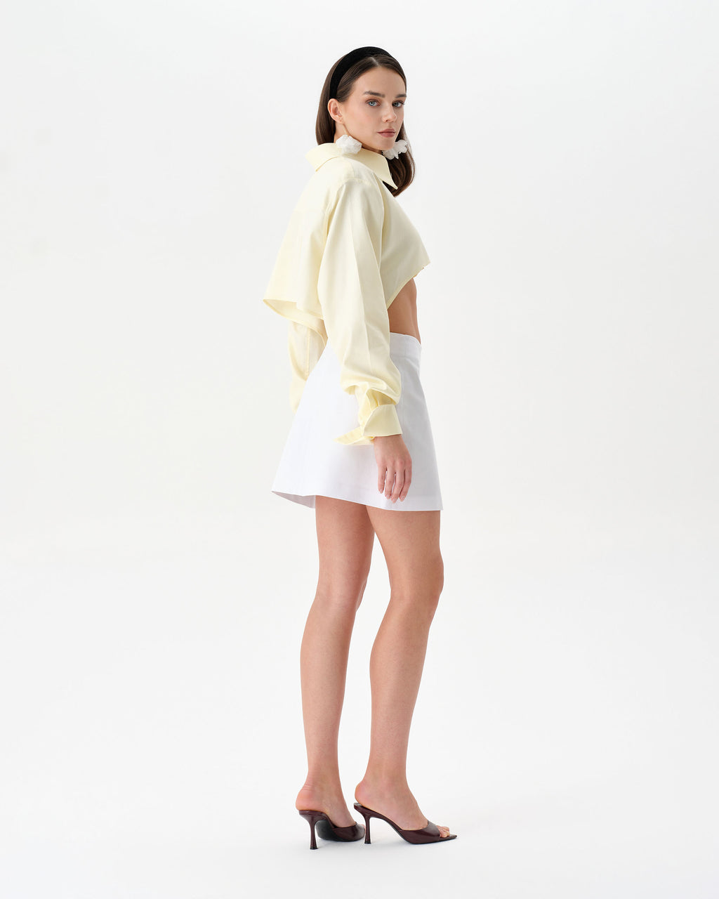 Buttermilk Crop Shirt