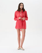 Coral Beach Set With Shorts