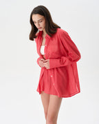 Coral Beach Set With Shorts