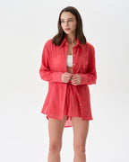 Coral Beach Set With Shorts
