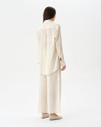 Buttermilk Yellow Beach Set With Trousers