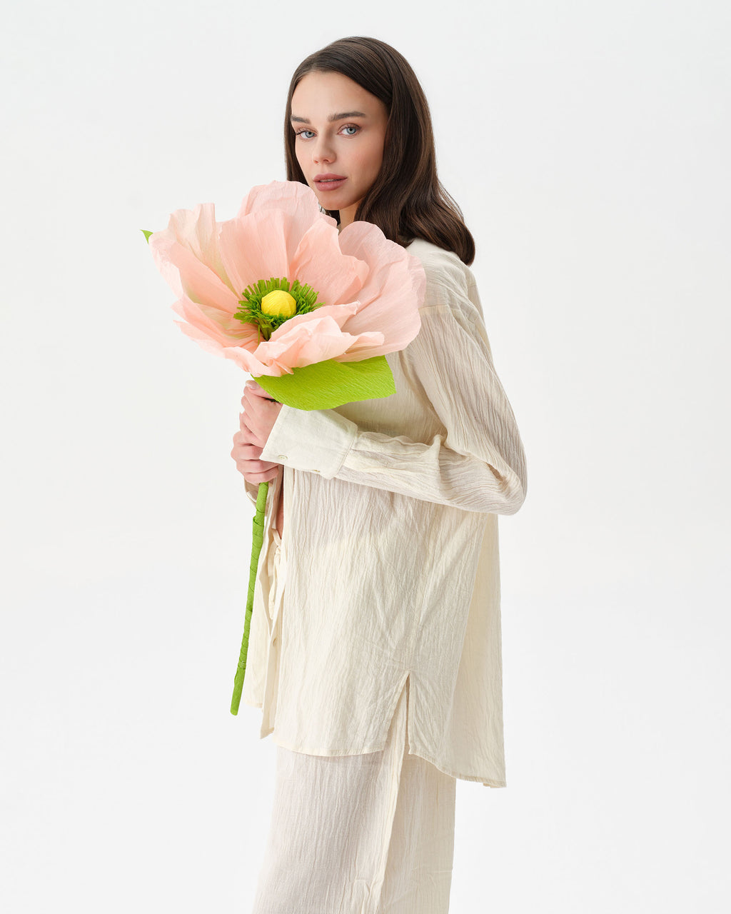 Buttermilk Yellow Beach Set With Trousers