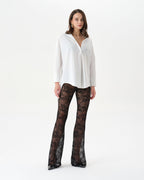 Lace Flare Trousers