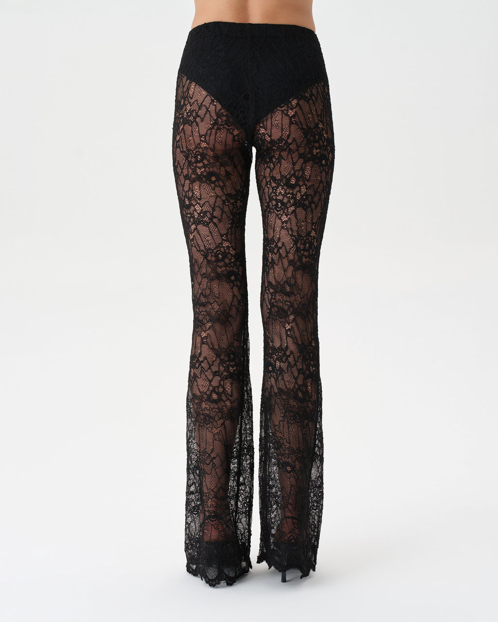 Lace Flare Trousers